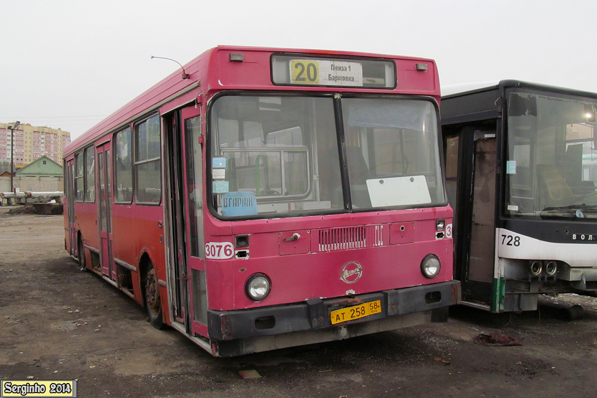 Penza region, LiAZ-5256.40 № 3076