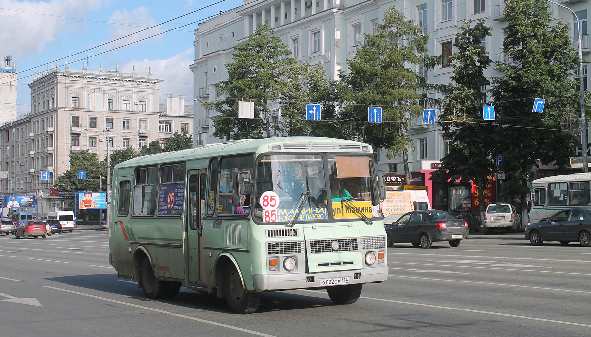 Челябинская область, ПАЗ-32053 № Х 022 ОР 174