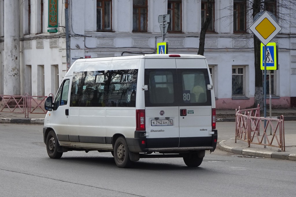 Ярославская область, FIAT Ducato 244 [RUS] № К 742 АН 76