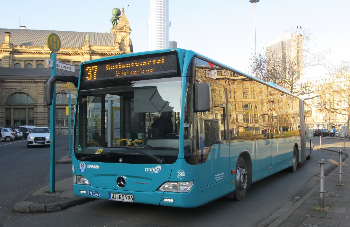 Гессен, Mercedes-Benz O530G Citaro facelift G № 296