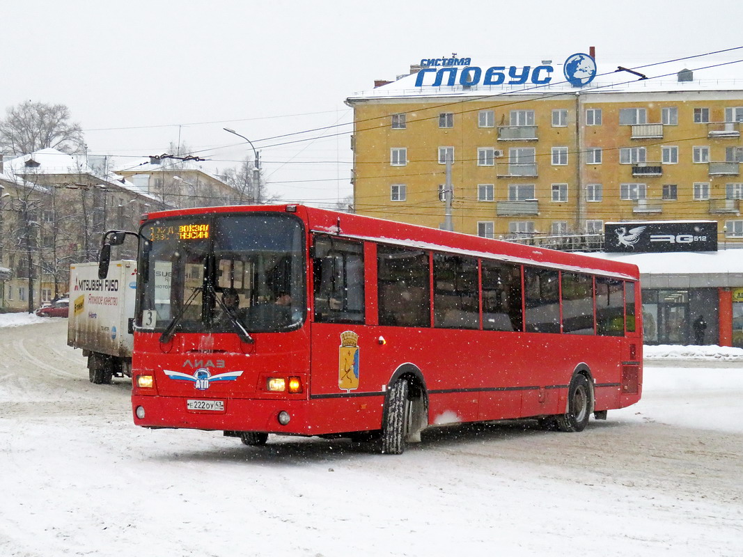 Кировская область, ЛиАЗ-5293.54 № Е 222 ОУ 43