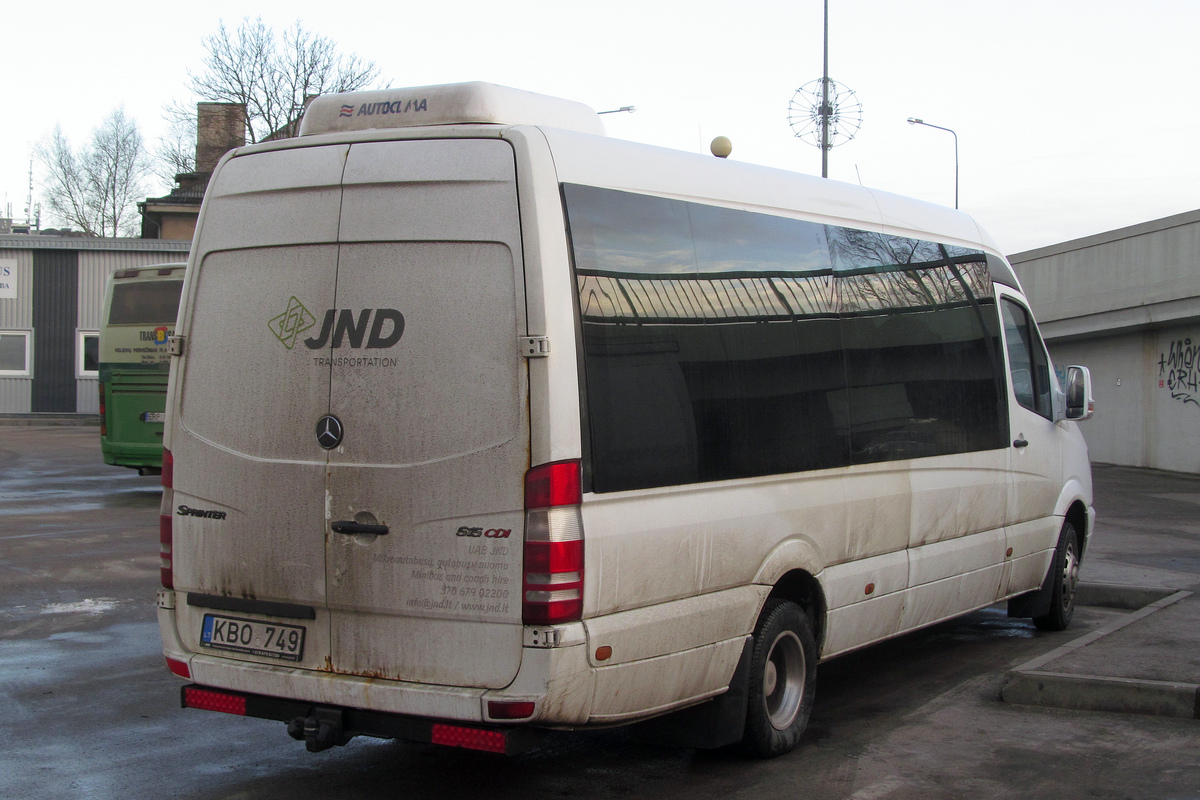 Литва, Mercedes-Benz Sprinter W906 515CDI № KBO 749