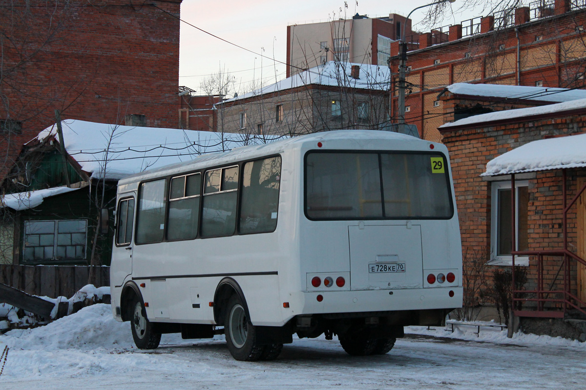 Томская область, ПАЗ-32054 № Е 728 КЕ 70