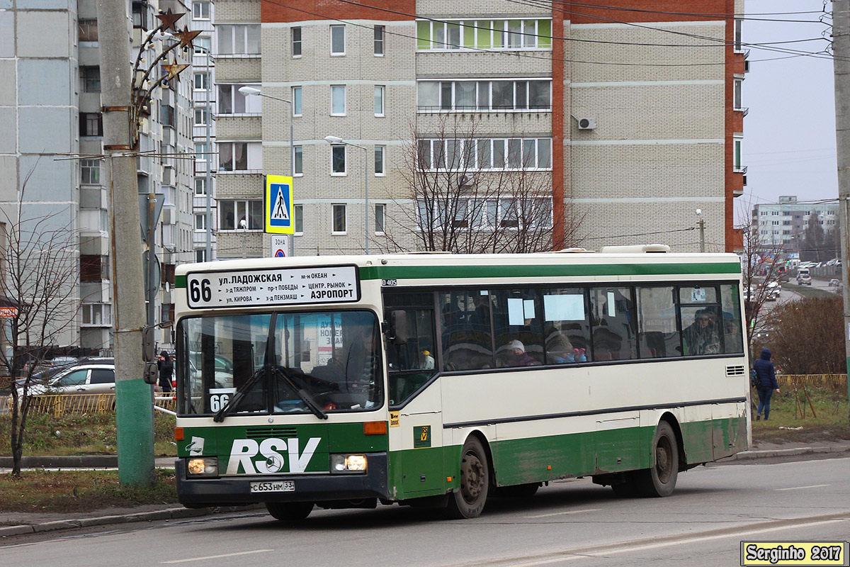 Пензенская область, Mercedes-Benz O405 № С 653 НМ 33