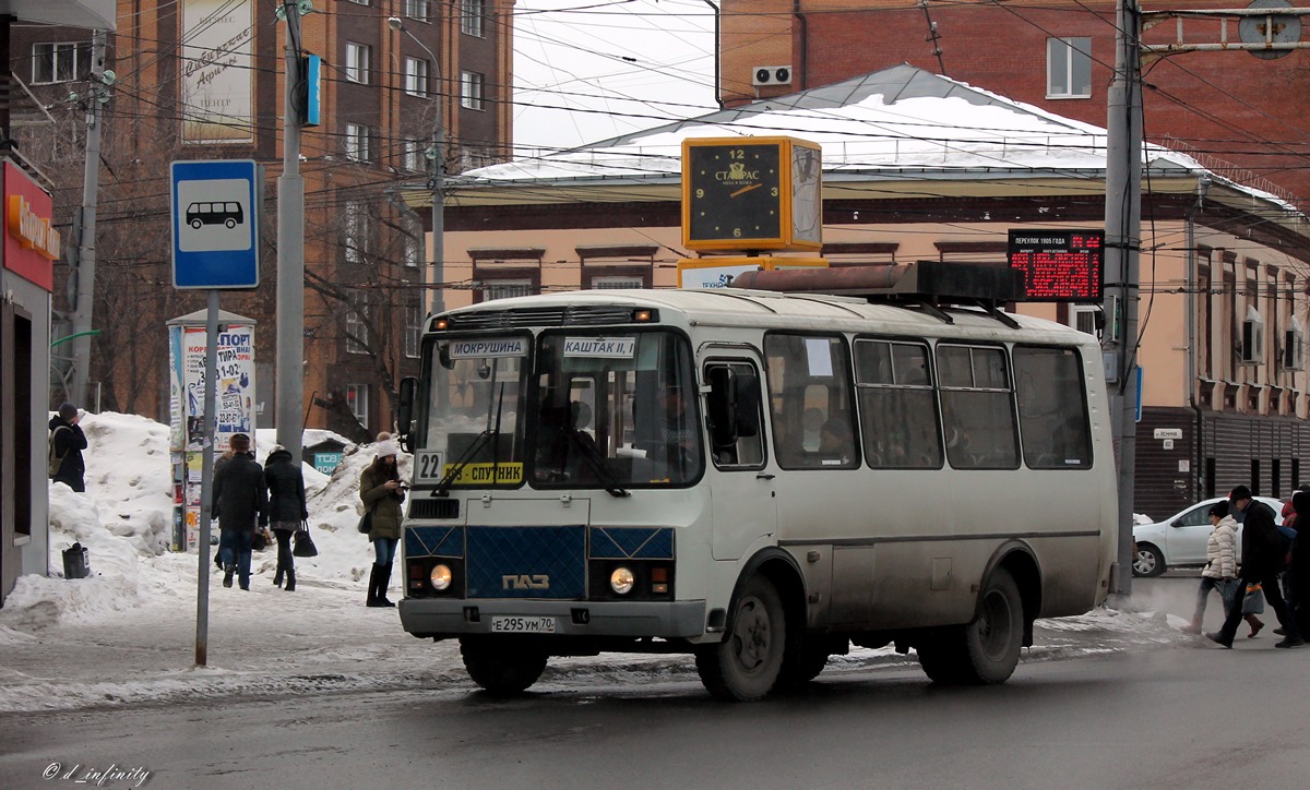 Томская область, ПАЗ-32054 № Е 295 УМ 70