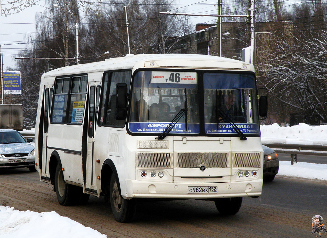 Нижегородская область, ПАЗ-32054 № О 982 ВХ 152