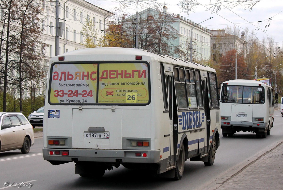 Томская область, ПАЗ-4234 № К 187 НН 70