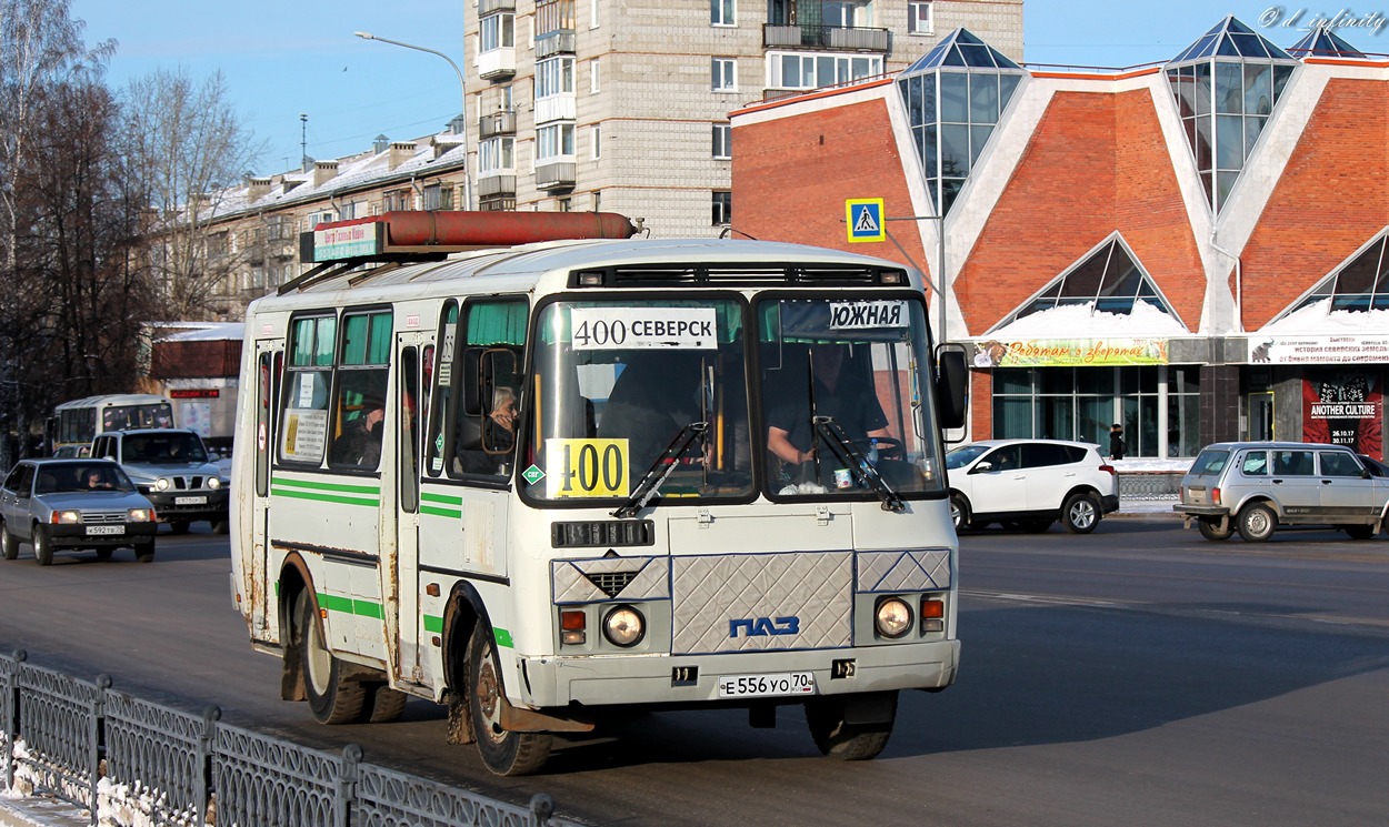 Томская область, ПАЗ-32054 № Е 556 УО 70