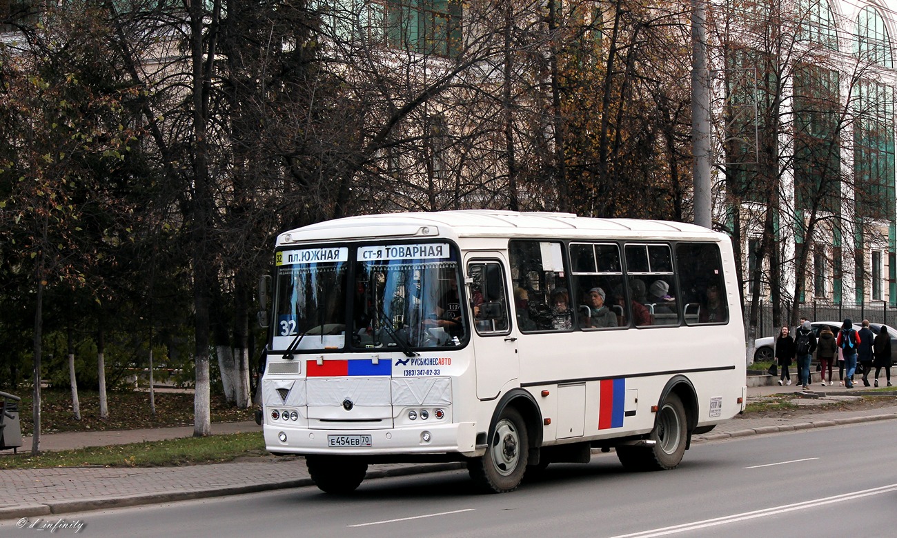 Томская область, ПАЗ-32054 № Е 454 ЕВ 70