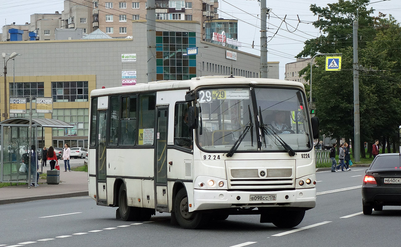 Санкт-Петербург, ПАЗ-320402-05 № 9224