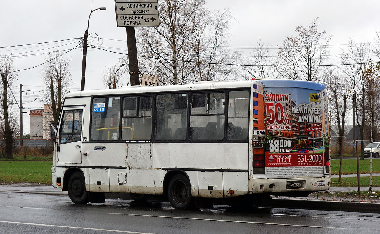 Санкт-Петербург, ПАЗ-320402-05 № 8755