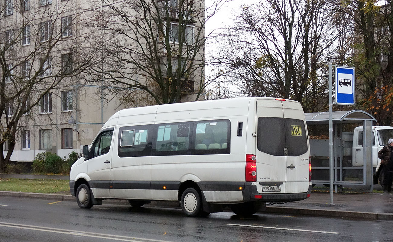 Санкт-Петербург, БТД-2219 (Volkswagen Crafter) № В 203 ВВ 178