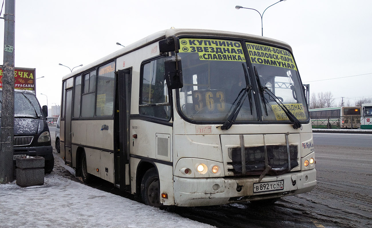 Санкт-Петербург, ПАЗ-320402-05 № В 892 ТС 47