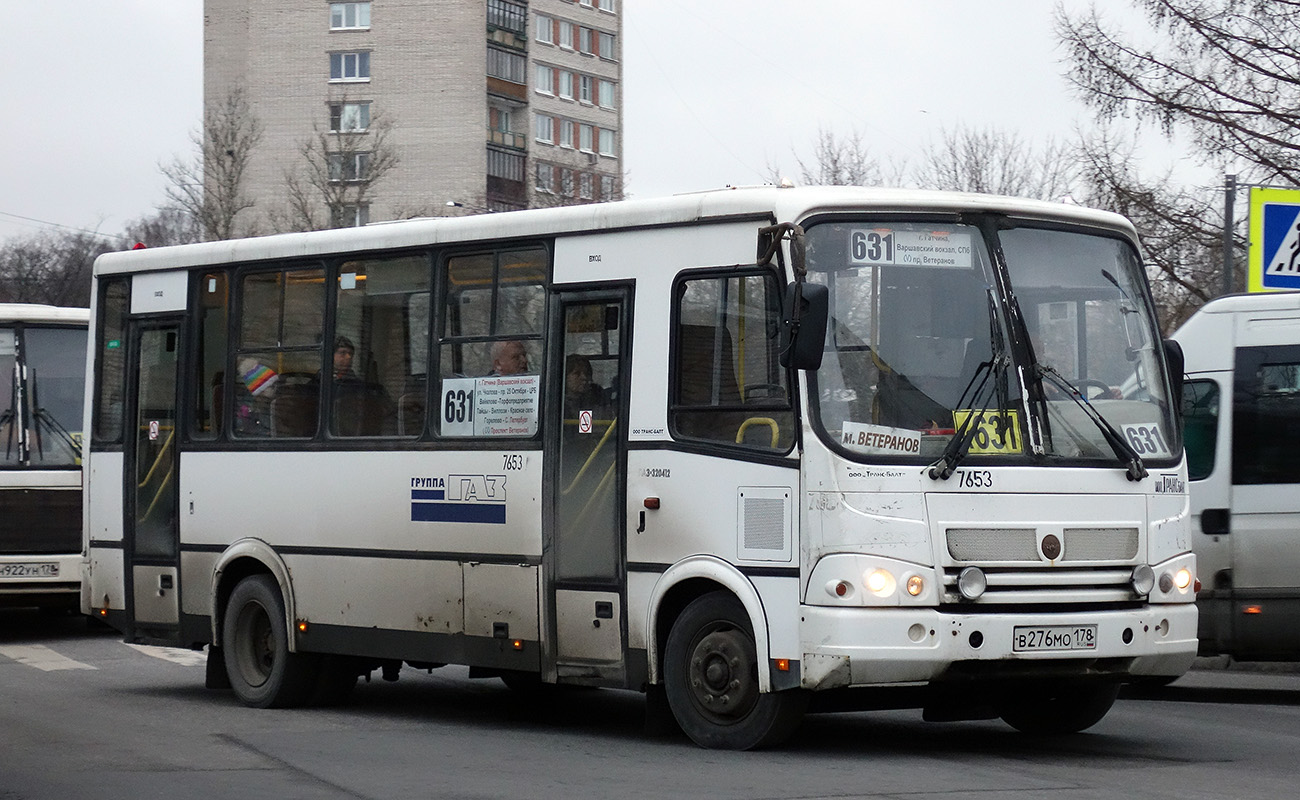 Ленинградская область, ПАЗ-320412-05 № 7653