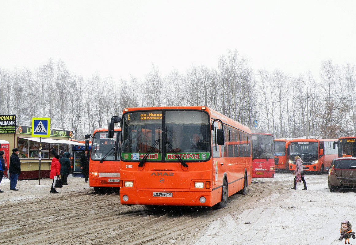 Нижегородская область, ЛиАЗ-5293.60 № 31012