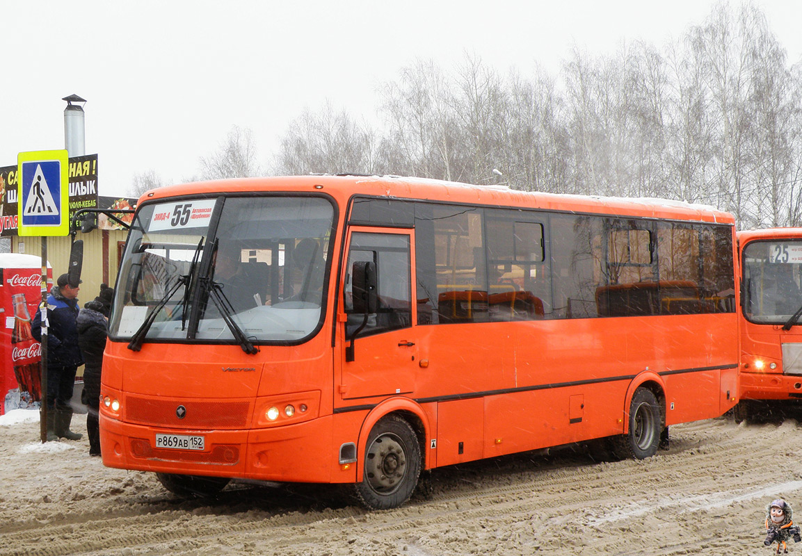 Нижегородская область, ПАЗ-320414-04 "Вектор" № Р 869 АВ 152