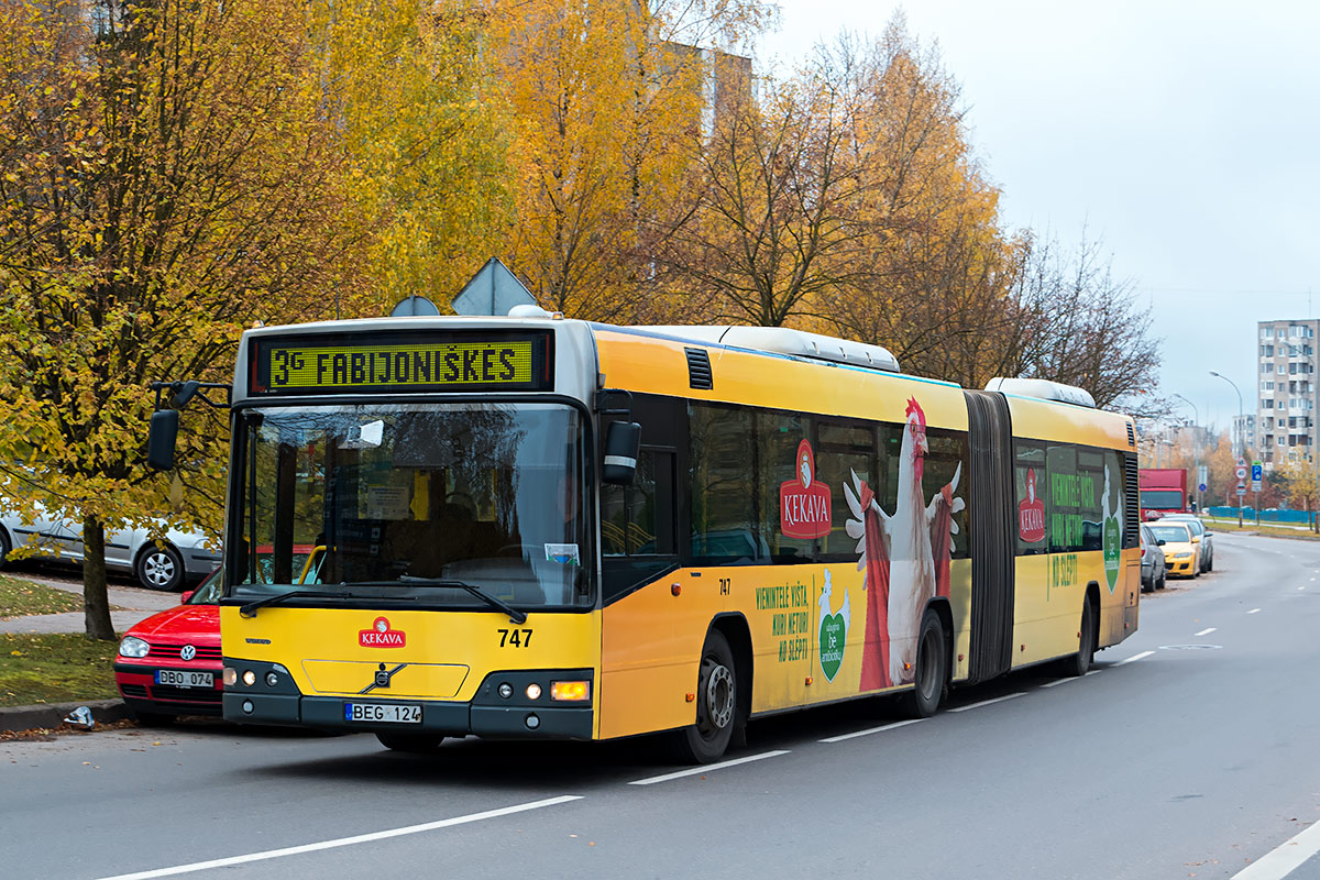 Литва, Volvo 7700A № 747