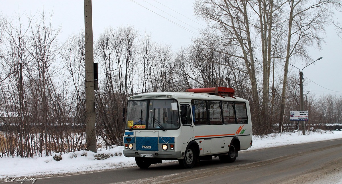 Томская область, ПАЗ-32054 № К 689 ЕМ 70