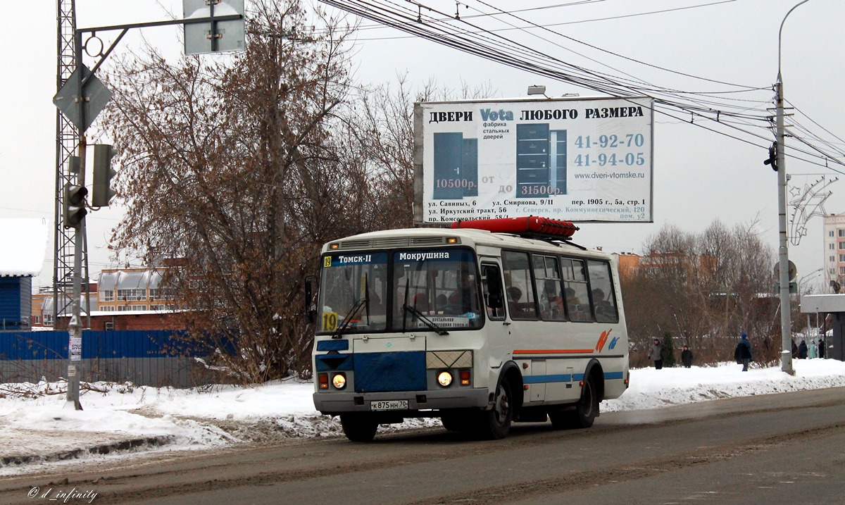 Obwód tomski, PAZ-32054 Nr К 875 НН 70