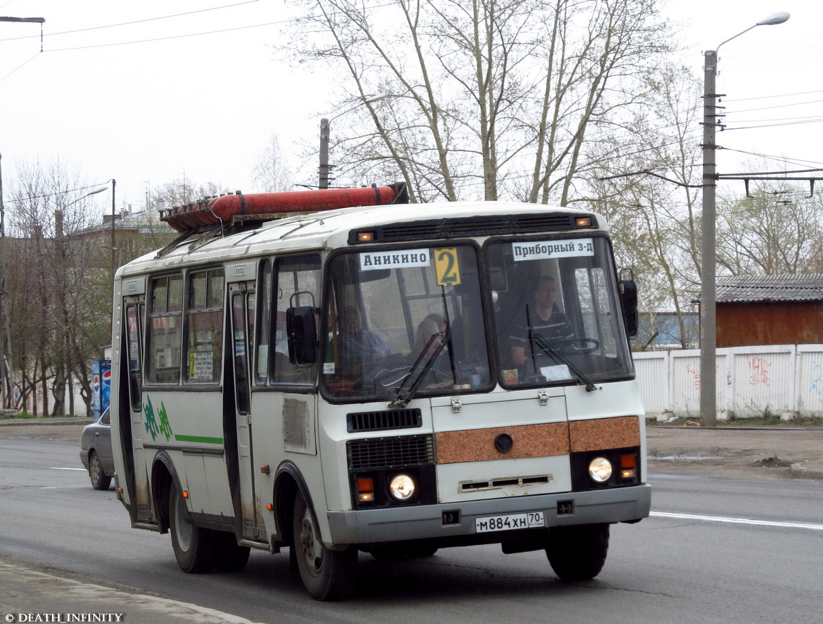 Томская область, ПАЗ-32054 № М 884 ХН 70