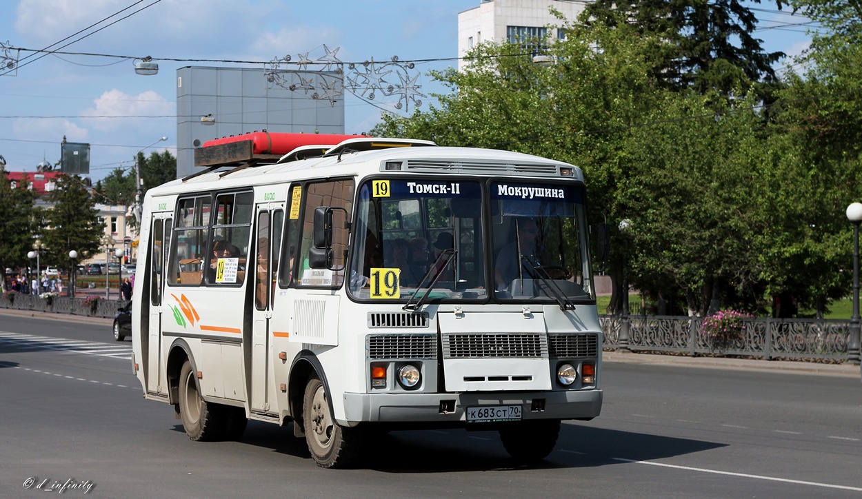 Томская область, ПАЗ-32054 № К 683 СТ 70