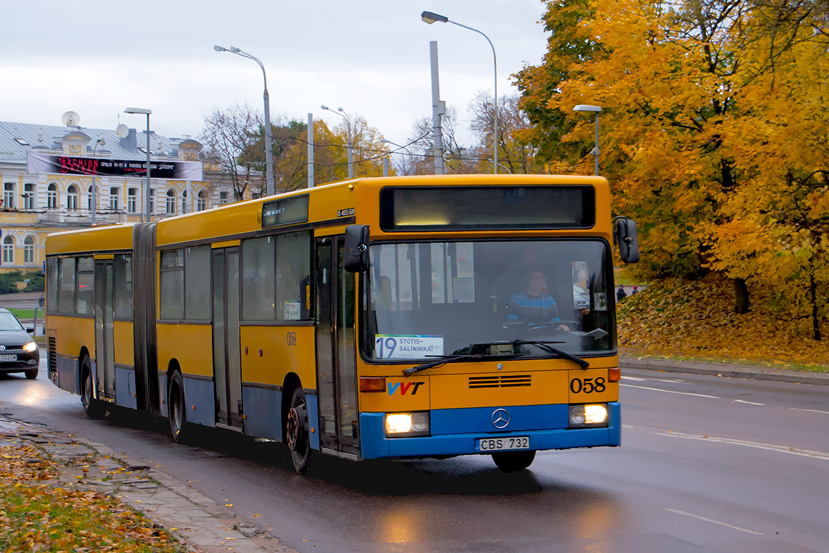 Литва, Mercedes-Benz O405GN № 058