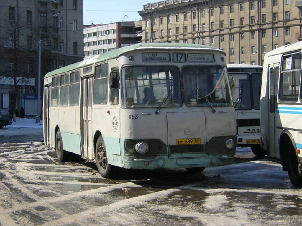 Novosibirsk region, LiAZ-677 Nr. 1163