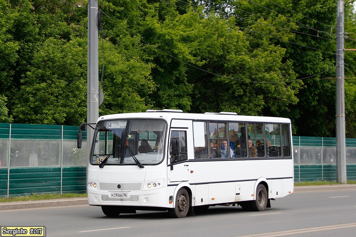 Пензенская область, ПАЗ-320412-04 "Вектор" № Р 293 ВХ 58