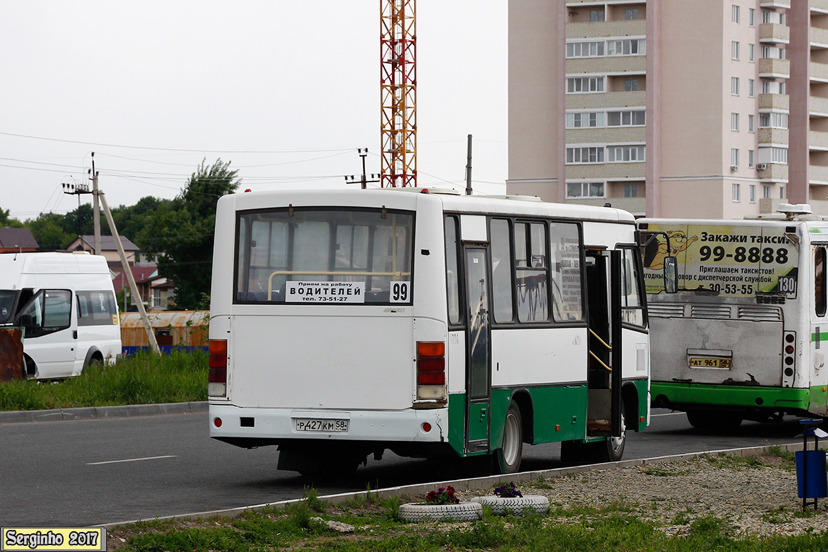 Пензенская область, ПАЗ-320402-03 № Р 427 КМ 58