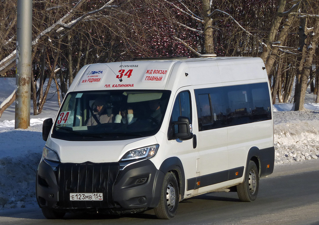 Новосибирская область, Нижегородец-2227W (Citroёn Jumper) № Е 123 МВ 154