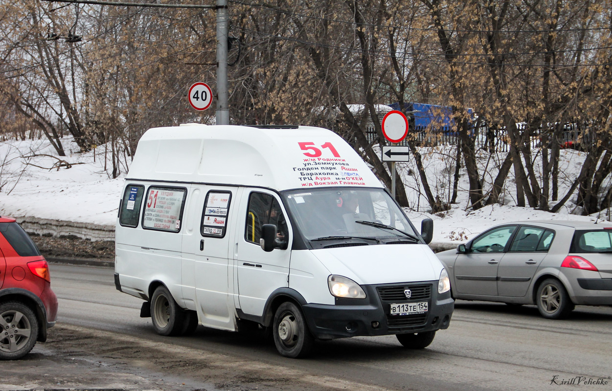 Новосибирская область, Луидор-225000 (ГАЗ-322133) № В 113 ТЕ 154