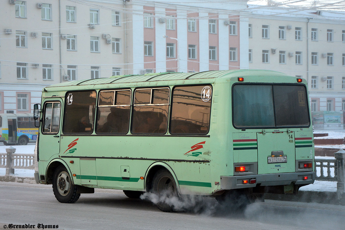 Саха (Якутия), ПАЗ-32054 № Х 593 КА 14