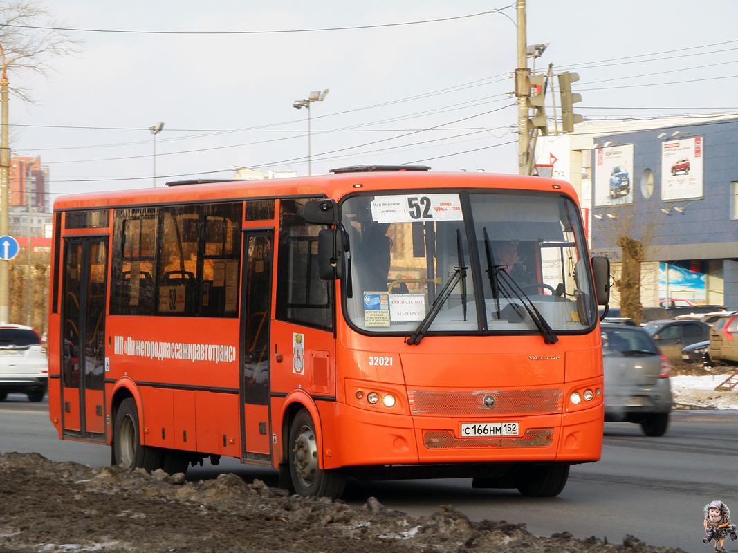 Nizhegorodskaya region, PAZ-320414-04 "Vektor" № 32021