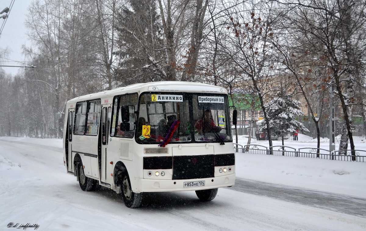 Томская область, ПАЗ-32054 № Р 853 НЕ 124