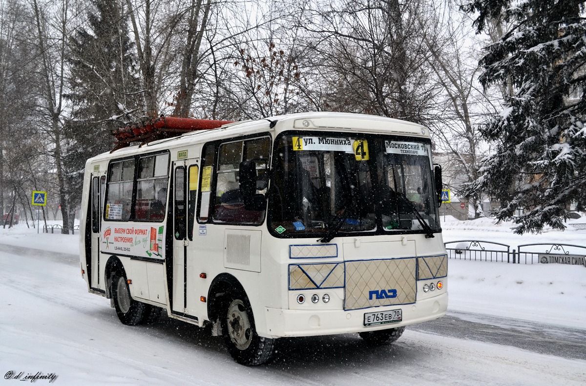 Томская область, ПАЗ-32054 № Е 763 ЕВ 70