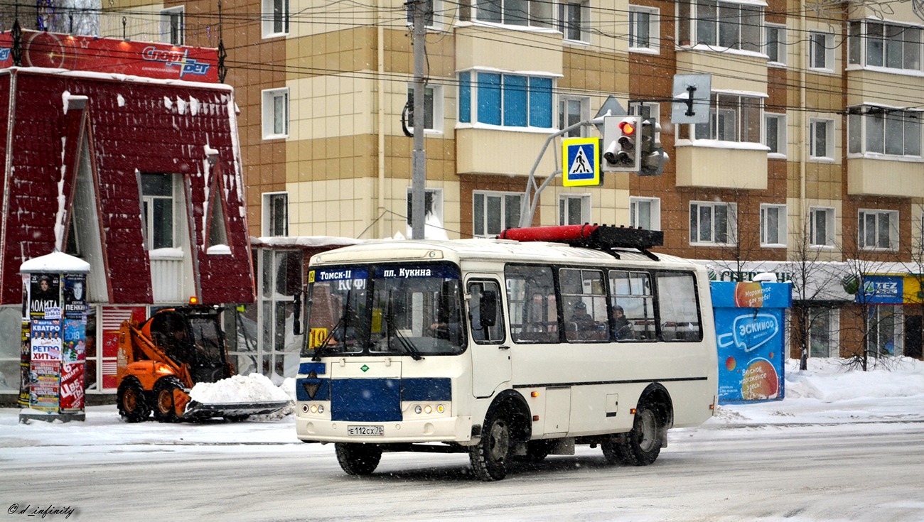 Томская область, ПАЗ-32054 № Е 112 СХ 70