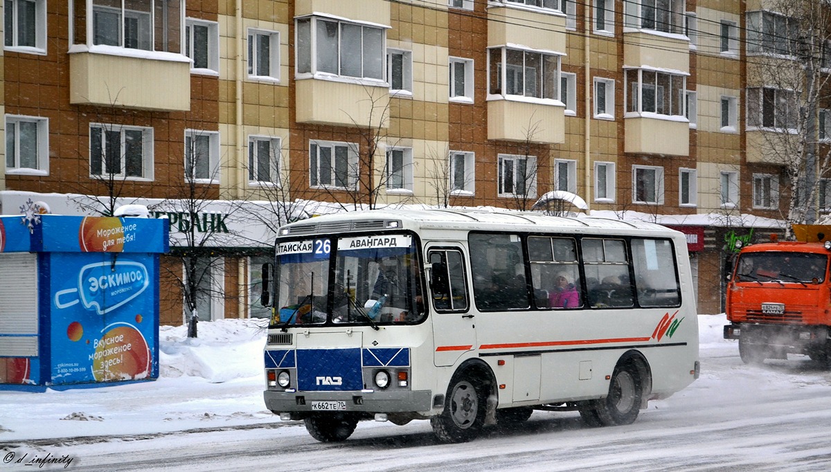 Томская область, ПАЗ-32054 № К 662 ТЕ 70