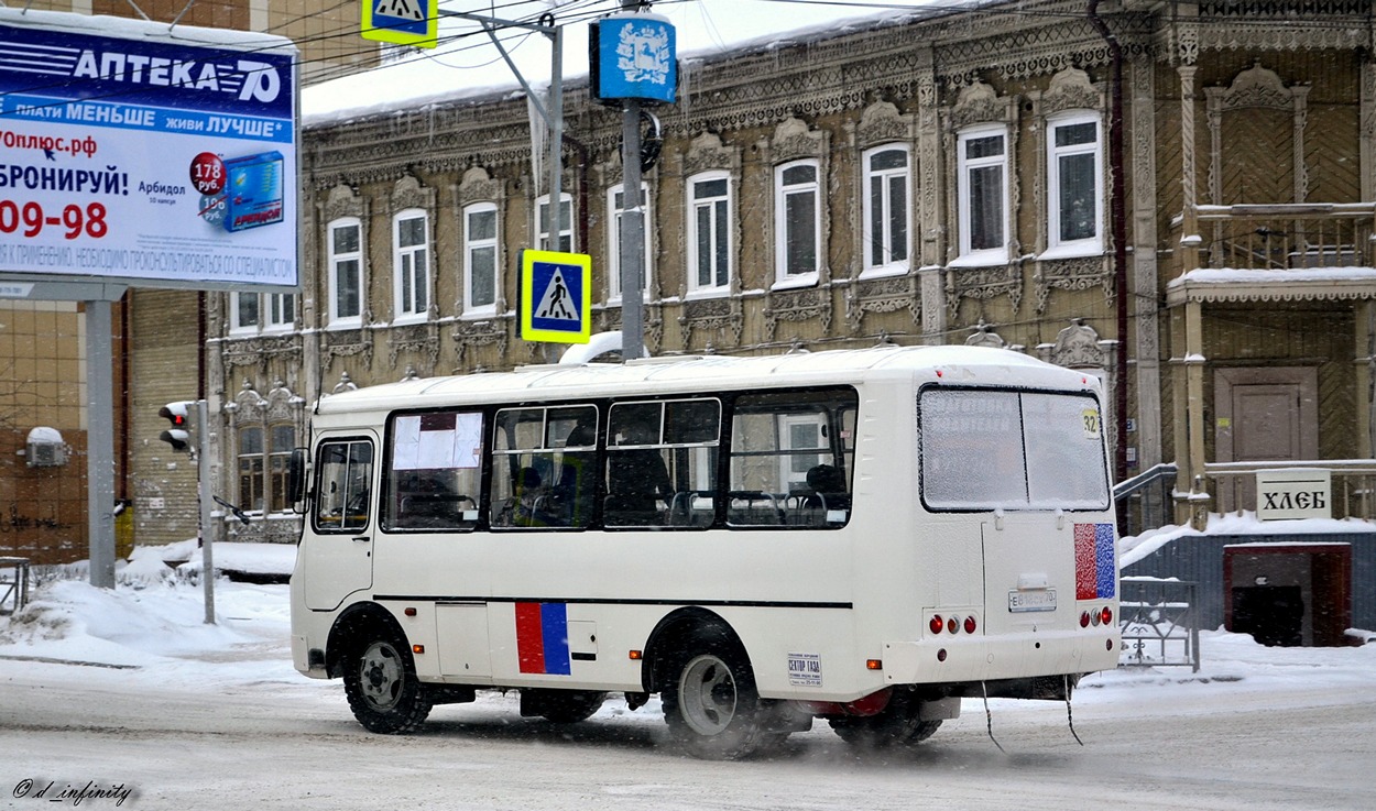 Томская область, ПАЗ-32054 № Е 818 СХ 70