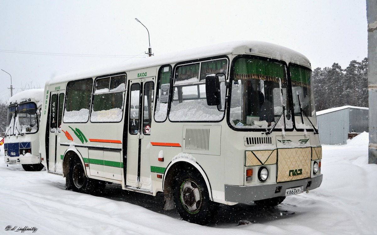 Томская область, ПАЗ-32054 № К 663 КР 70