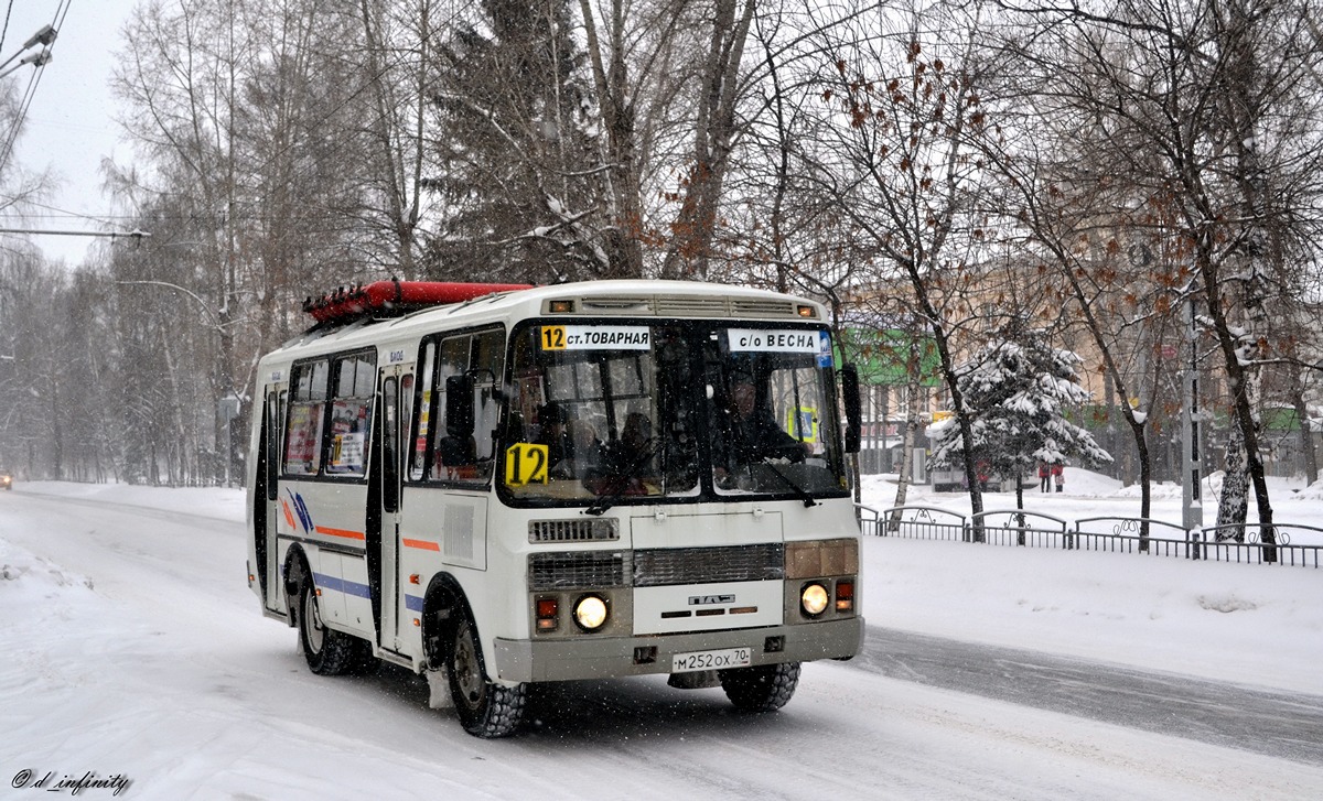 Томская область, ПАЗ-32054 № М 252 ОХ 70