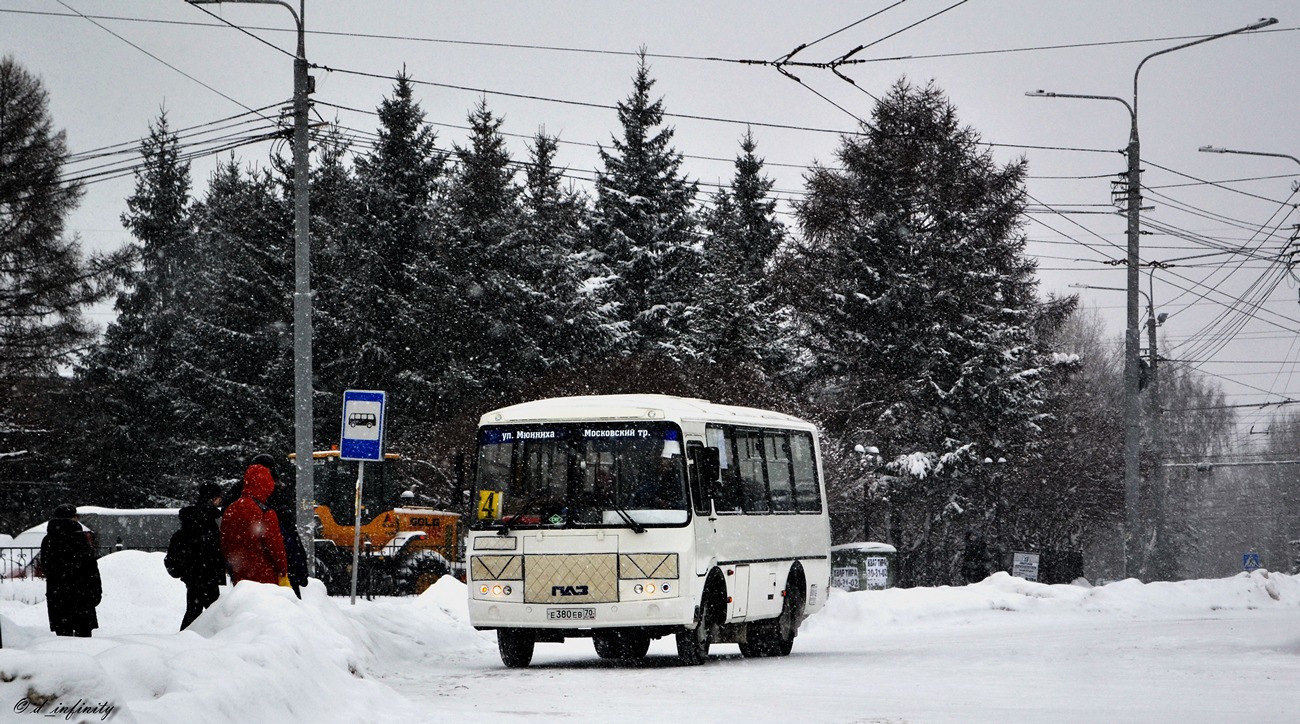 Томская область, ПАЗ-32054 № Е 380 ЕВ 70