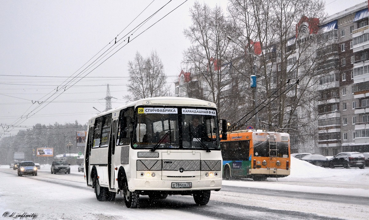 Томская область, ПАЗ-32054 № Е 784 ЕВ 70