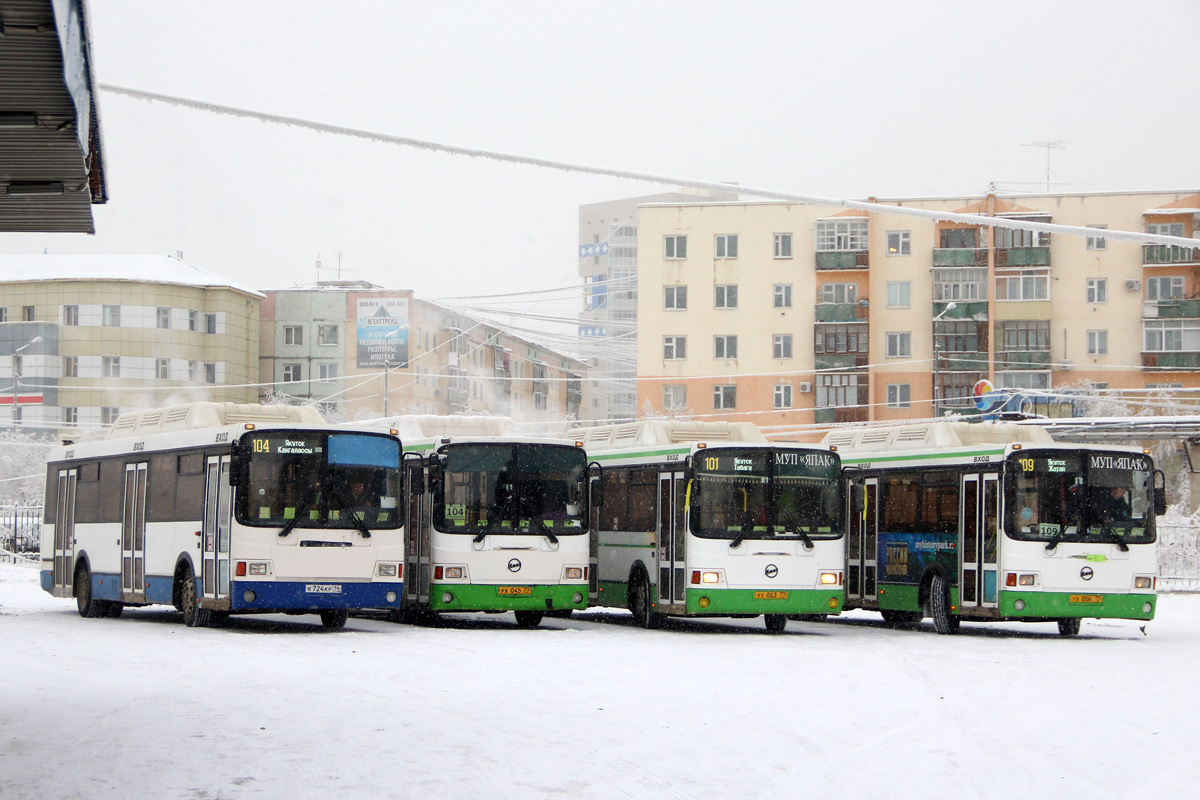 Sakha (Yakutia), LiAZ-5256.57 # К 724 КР 14; Sakha (Yakutia) — Bus stations, End Stations