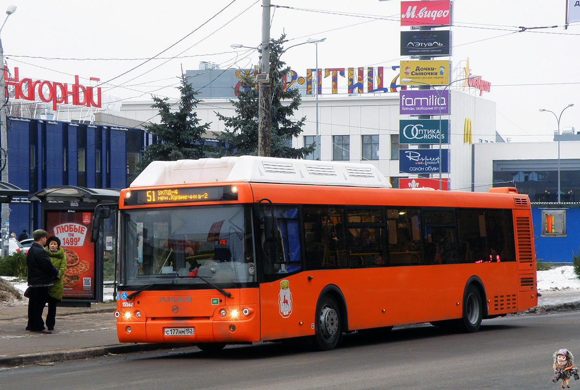 Нижегородская область, ЛиАЗ-5292.67 (CNG) № 15582