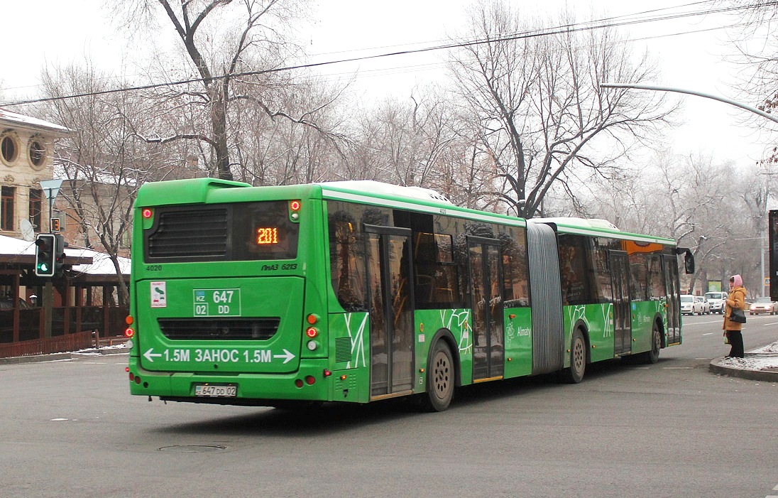 Almaty, LiAZ-6213.65 № 4020