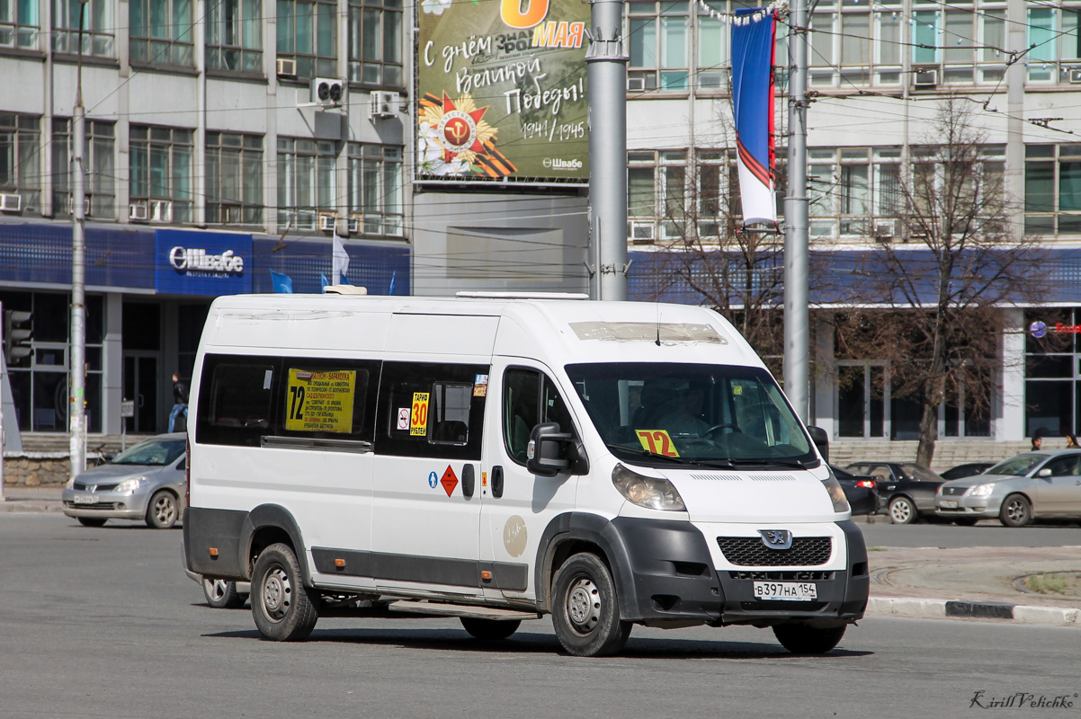 Новосибирская область, Нижегородец-2227SK (Peugeot Boxer) № В 397 НА 154