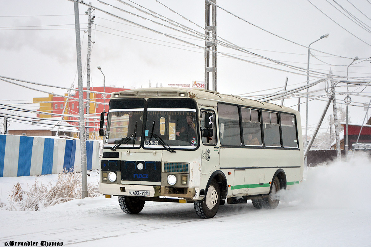 Sakha (Yakutia), PAZ-32054 # О 403 КУ 14