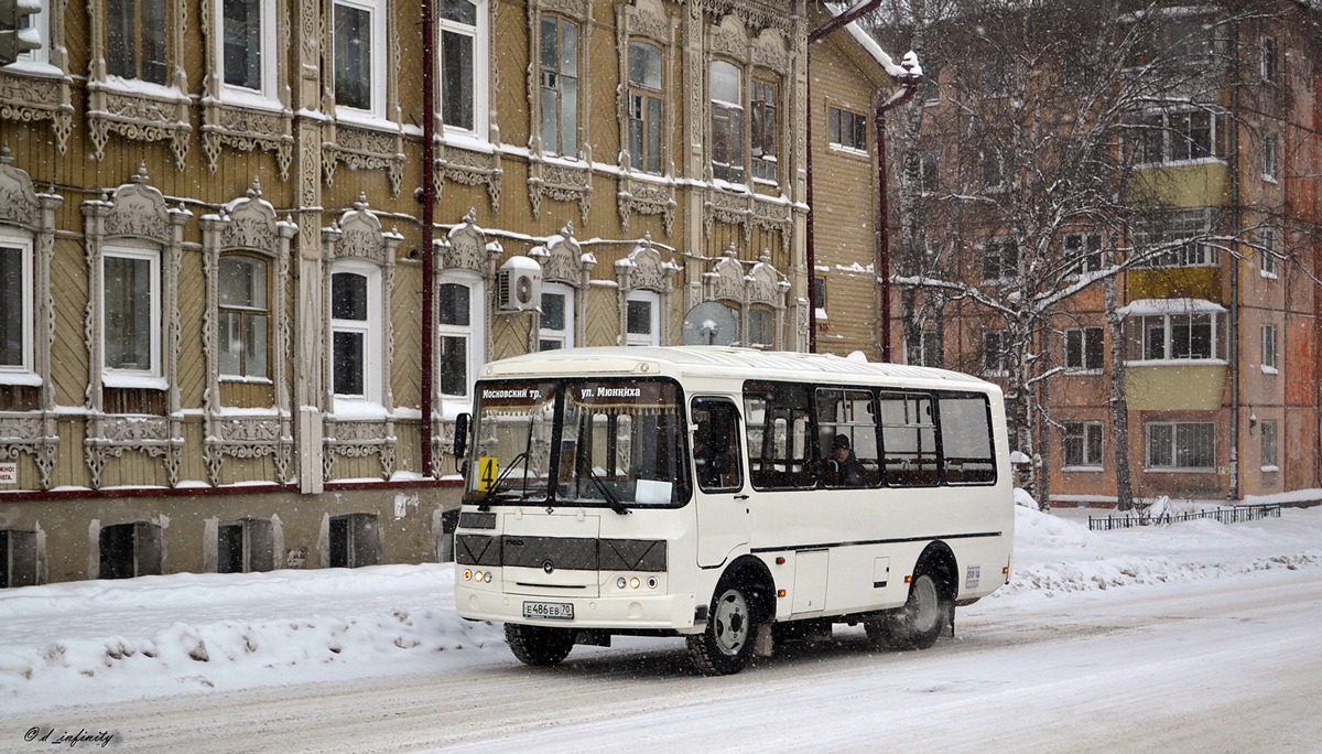 Томская область, ПАЗ-32054 № Е 486 ЕВ 70