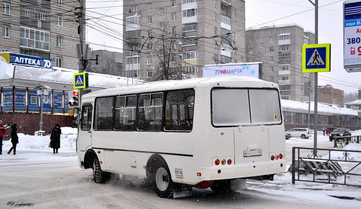 Томская область, ПАЗ-32054 № Е 486 ЕВ 70