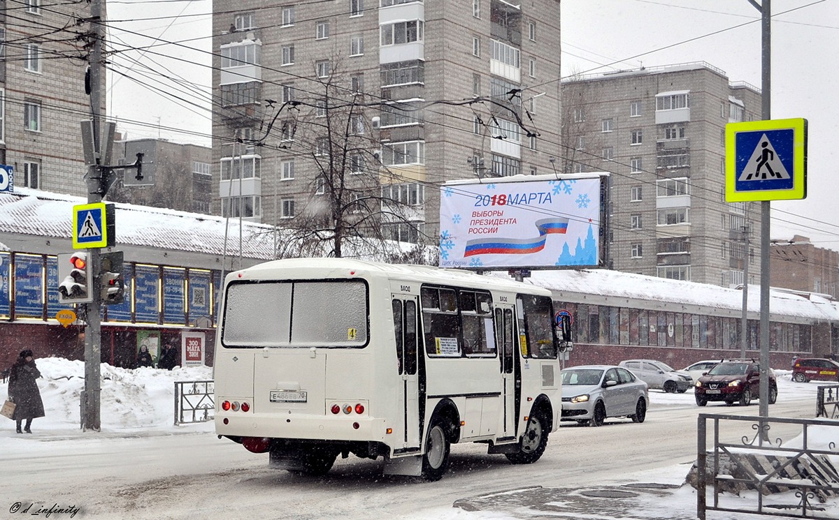 Томская область, ПАЗ-32054 № Е 486 ЕВ 70